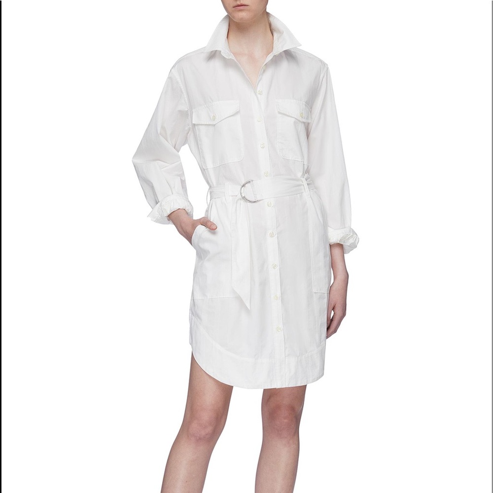 Current Elliot dress belted shirt dress